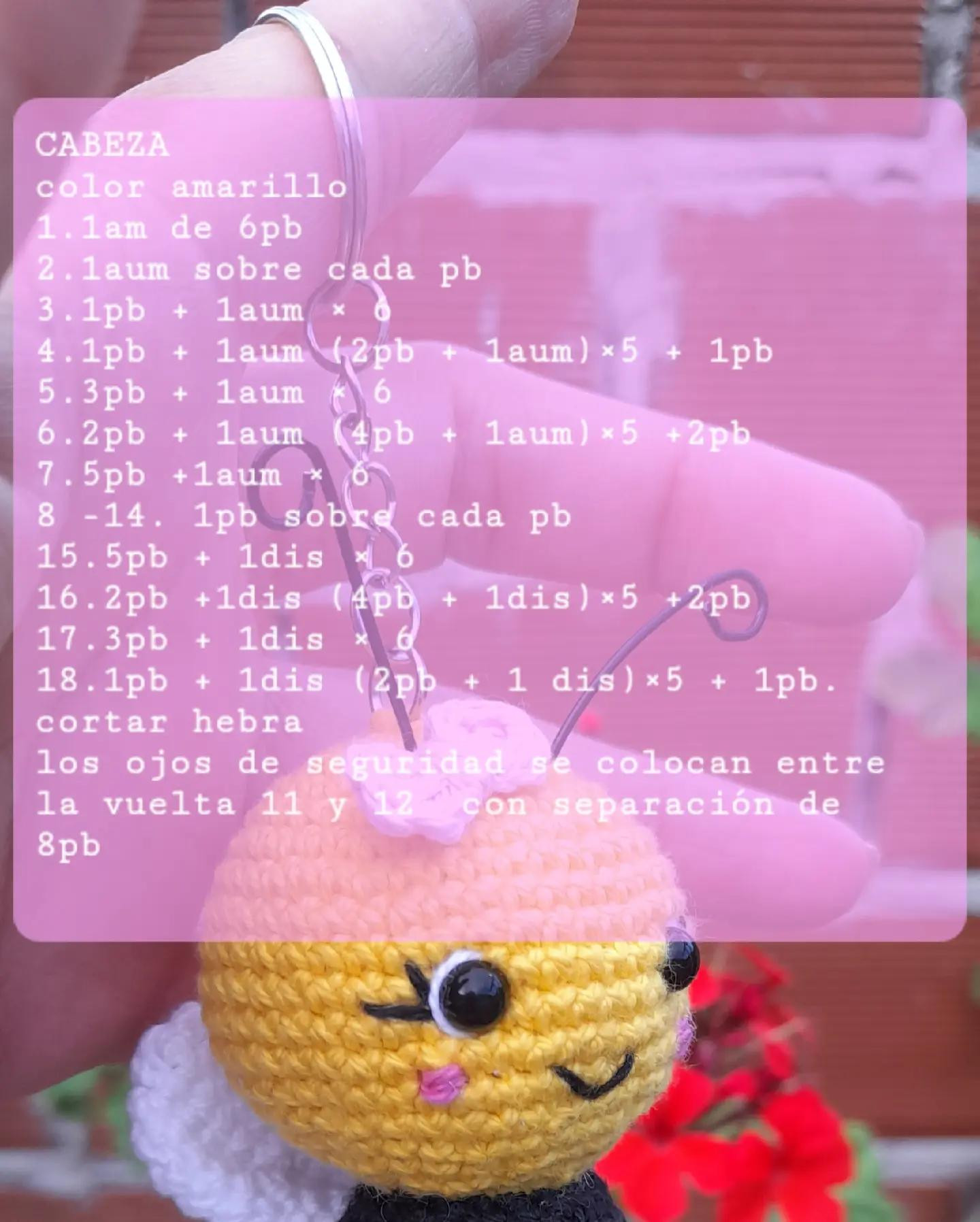 Tutorial de amigurumi: Crea una adorable abejita con crochet