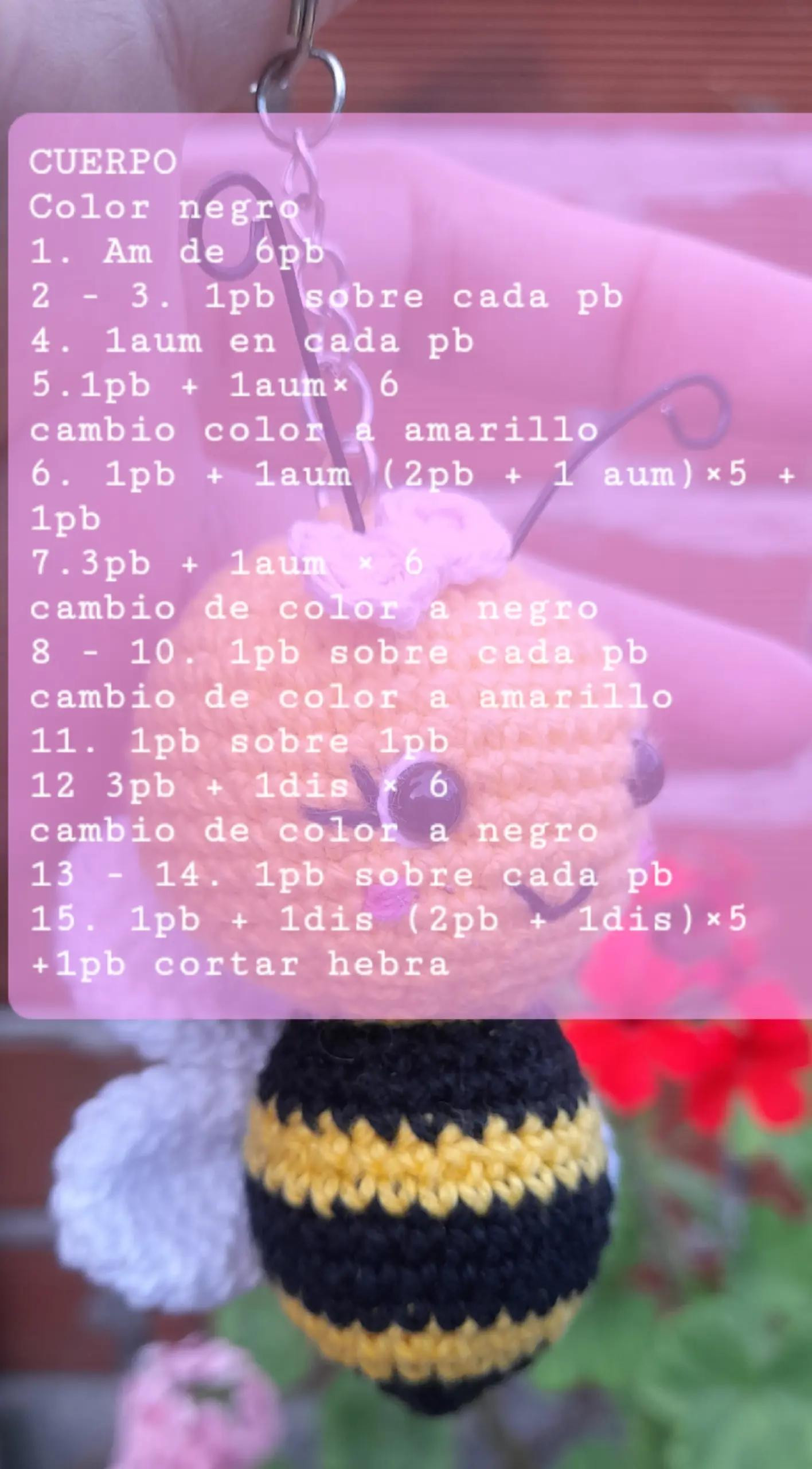 Tutorial de amigurumi: Crea una adorable abejita con crochet