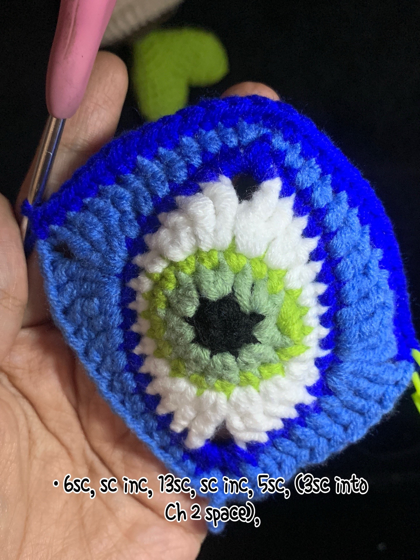 Unique Granny Square Design: Devil Eyes Crochet Pattern