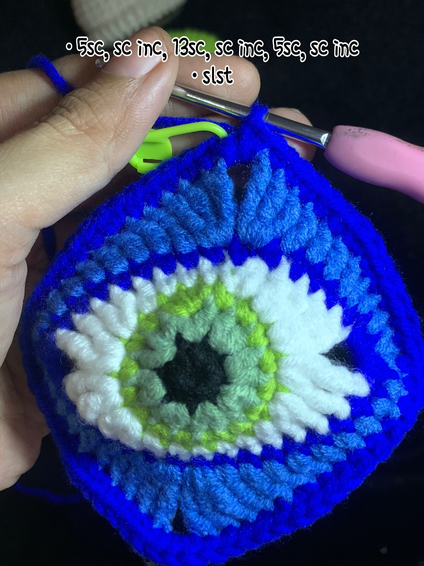 Unique Granny Square Design: Devil Eyes Crochet Pattern