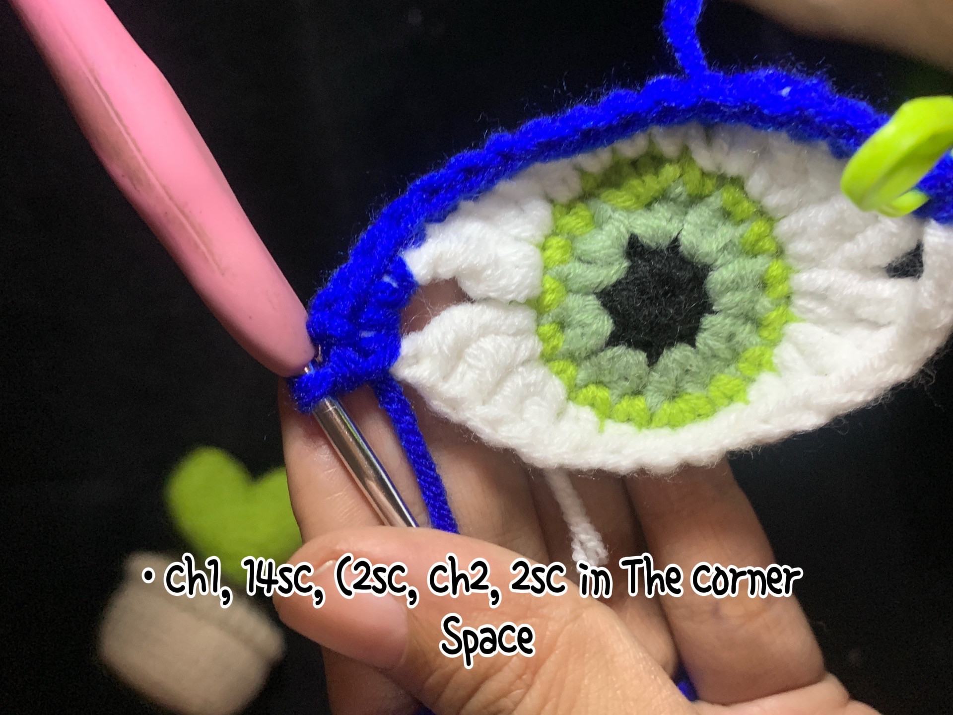 Unique Granny Square Design: Devil Eyes Crochet Pattern