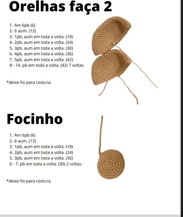 Ursinho de Crochê com Vestido Rosa: Guia de Ponto Completo