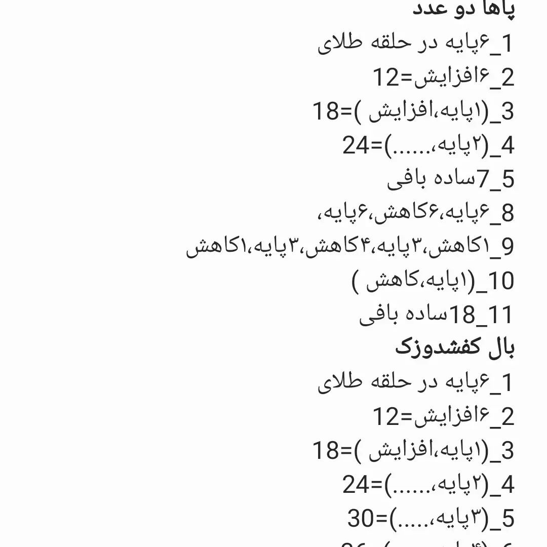 آموزش بافت عروسک دختر کفشدوزکی با گل