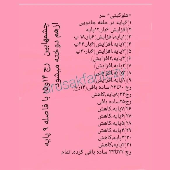 آموزش بافت عروسک کیتی با قلاب‌بافی