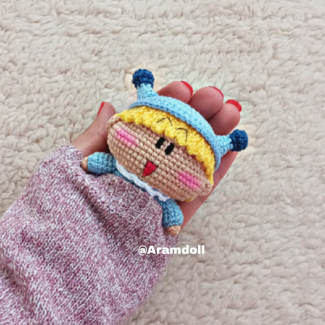 آموزش بافت عروسک میرمولا با الگوی رایگان