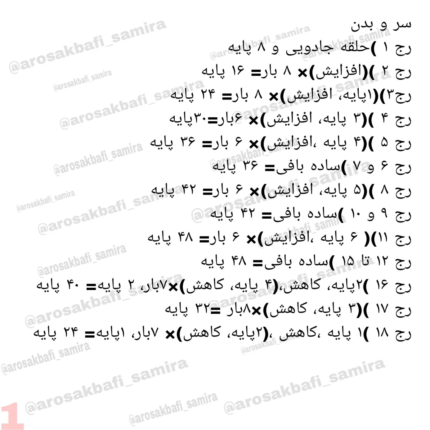 آموزش بافت عروسک پرنده با الگوی ساده و زیبا