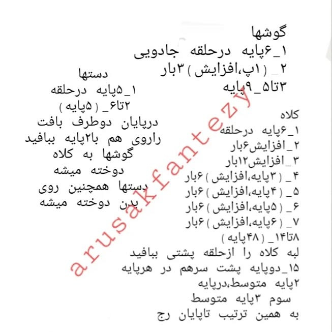 آموزش بافت خرگوش‌های میوه‌ای