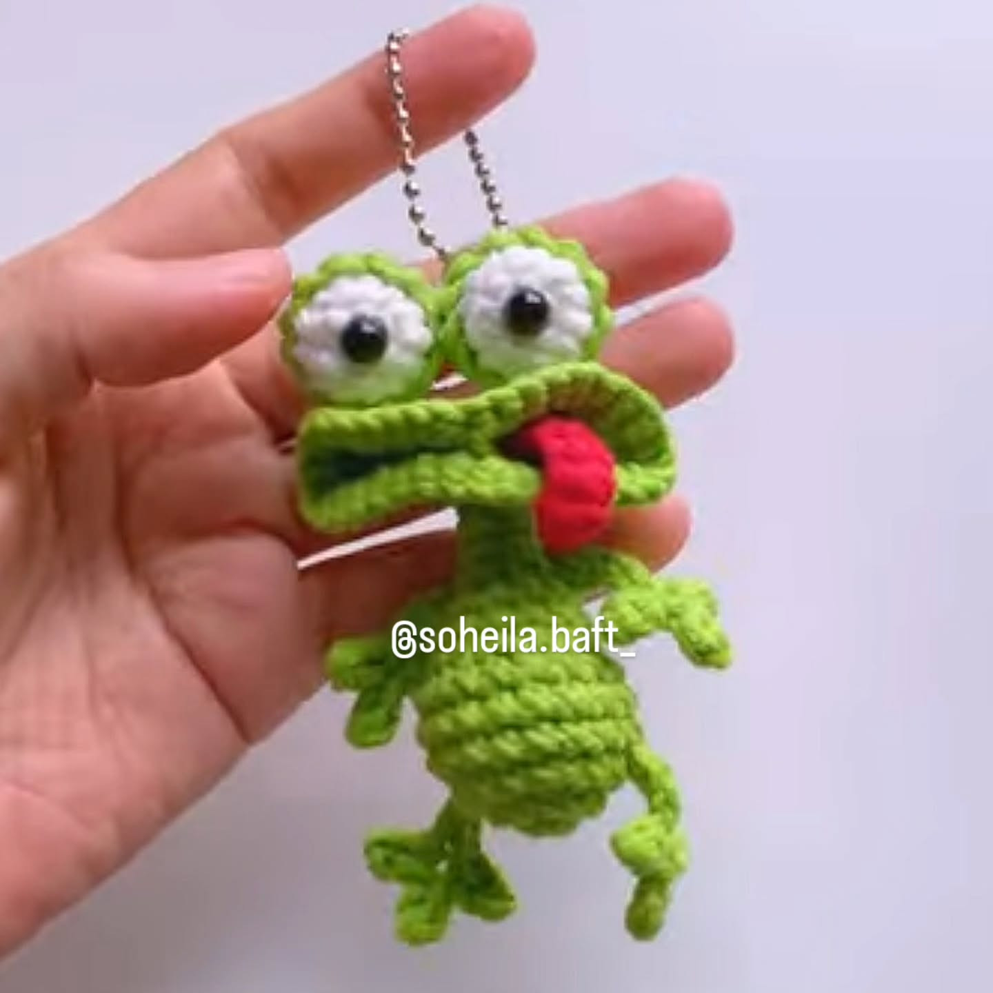 آموزش بافت قورباغه و اردک با قلاب در ۵ دقیقه