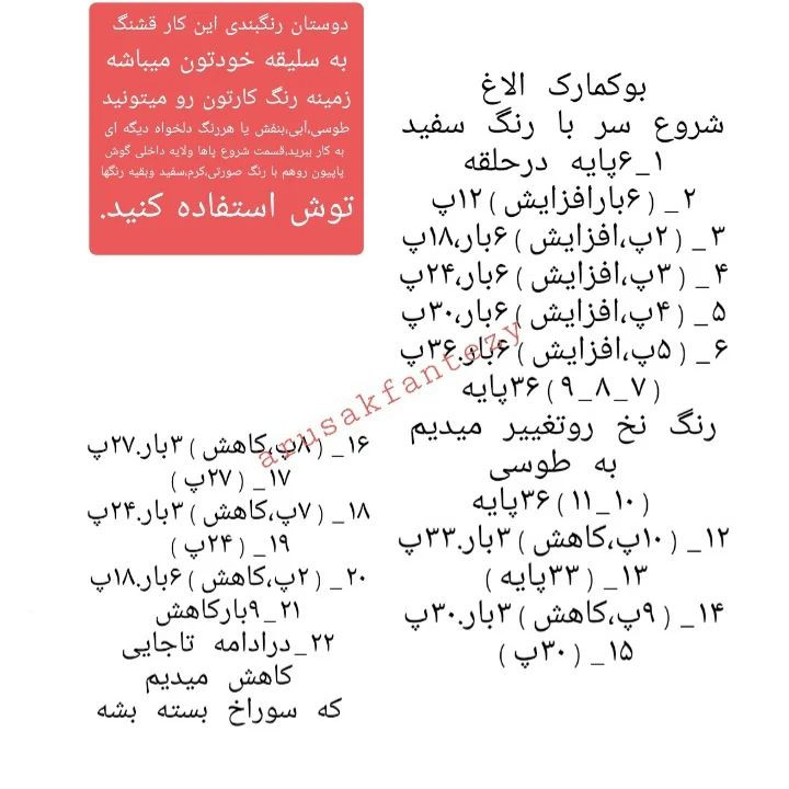 آموزش بافت زیر لیوانی و بوک مارک الاغ عروسکی