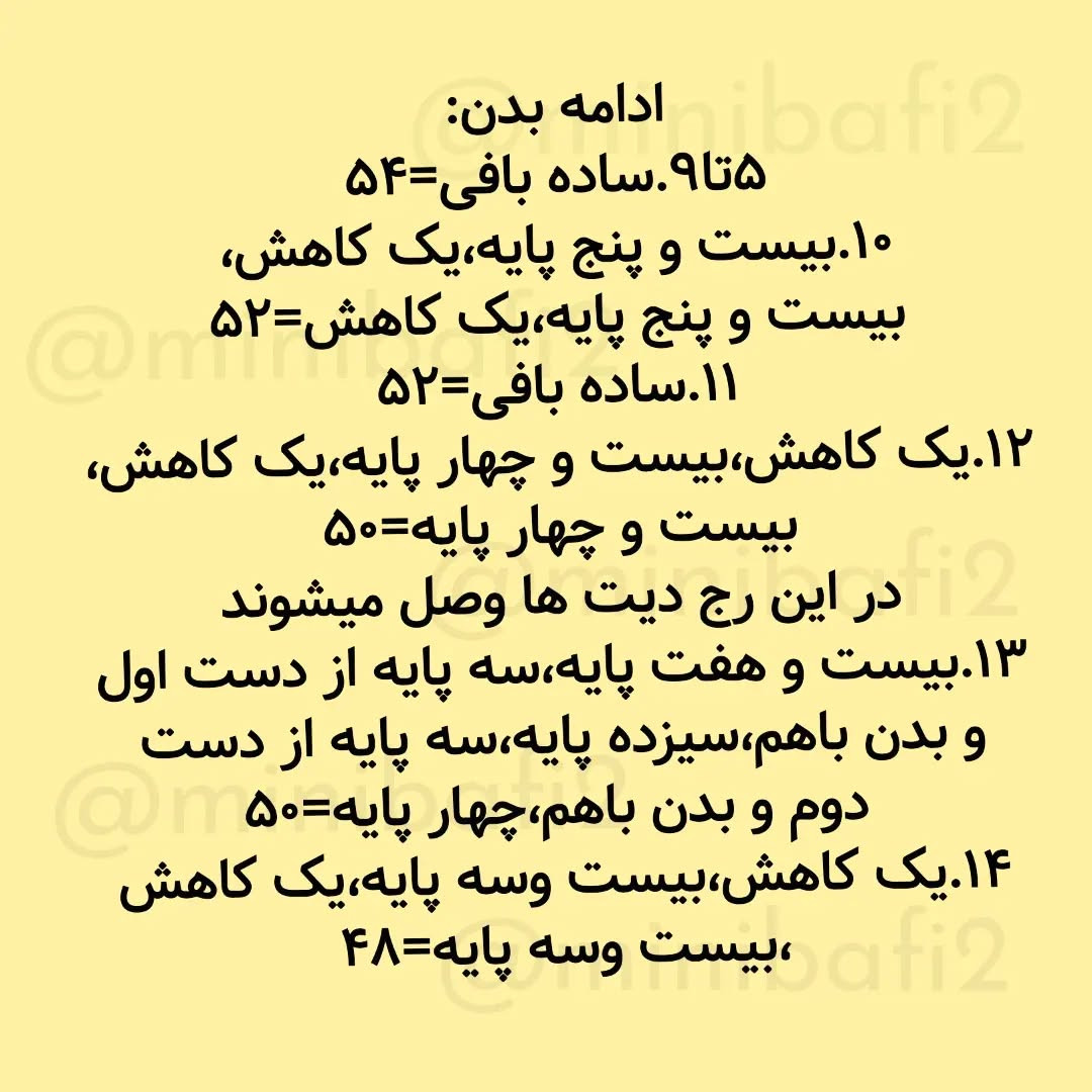 آموزش رایگان الگوی بافت عروسک موش
