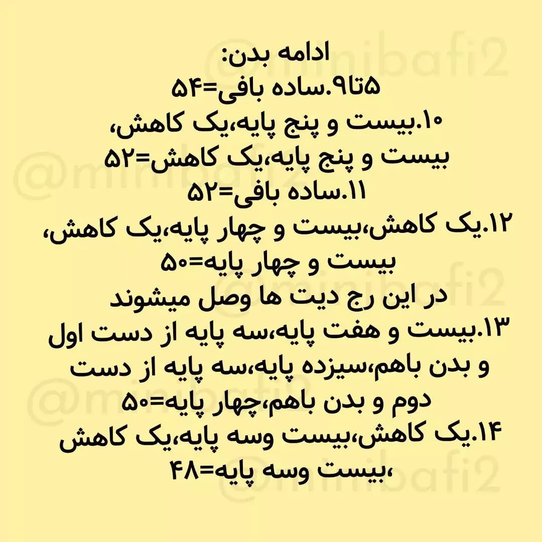 آموزش رایگان بافت عروسک موش قلاب‌بافی