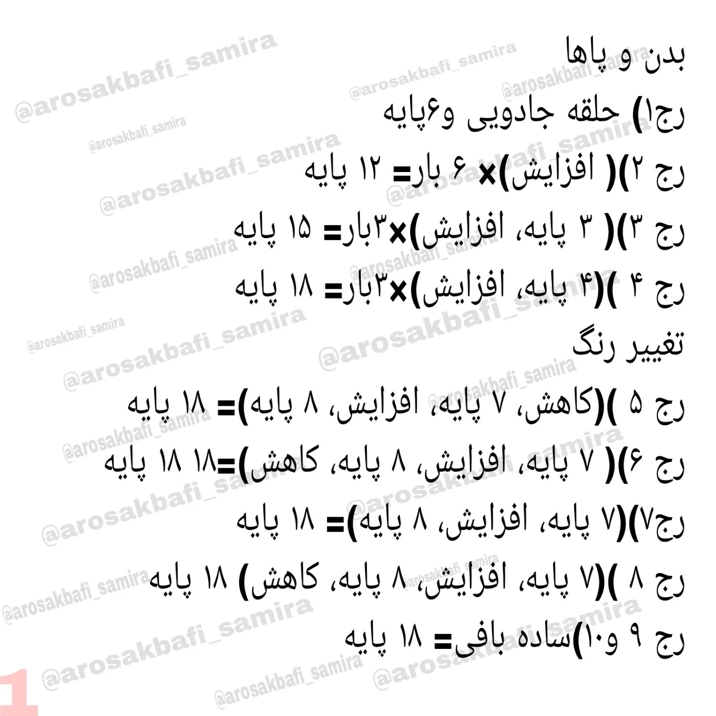آموزش رایگان قلاب‌بافی عروسک خوک