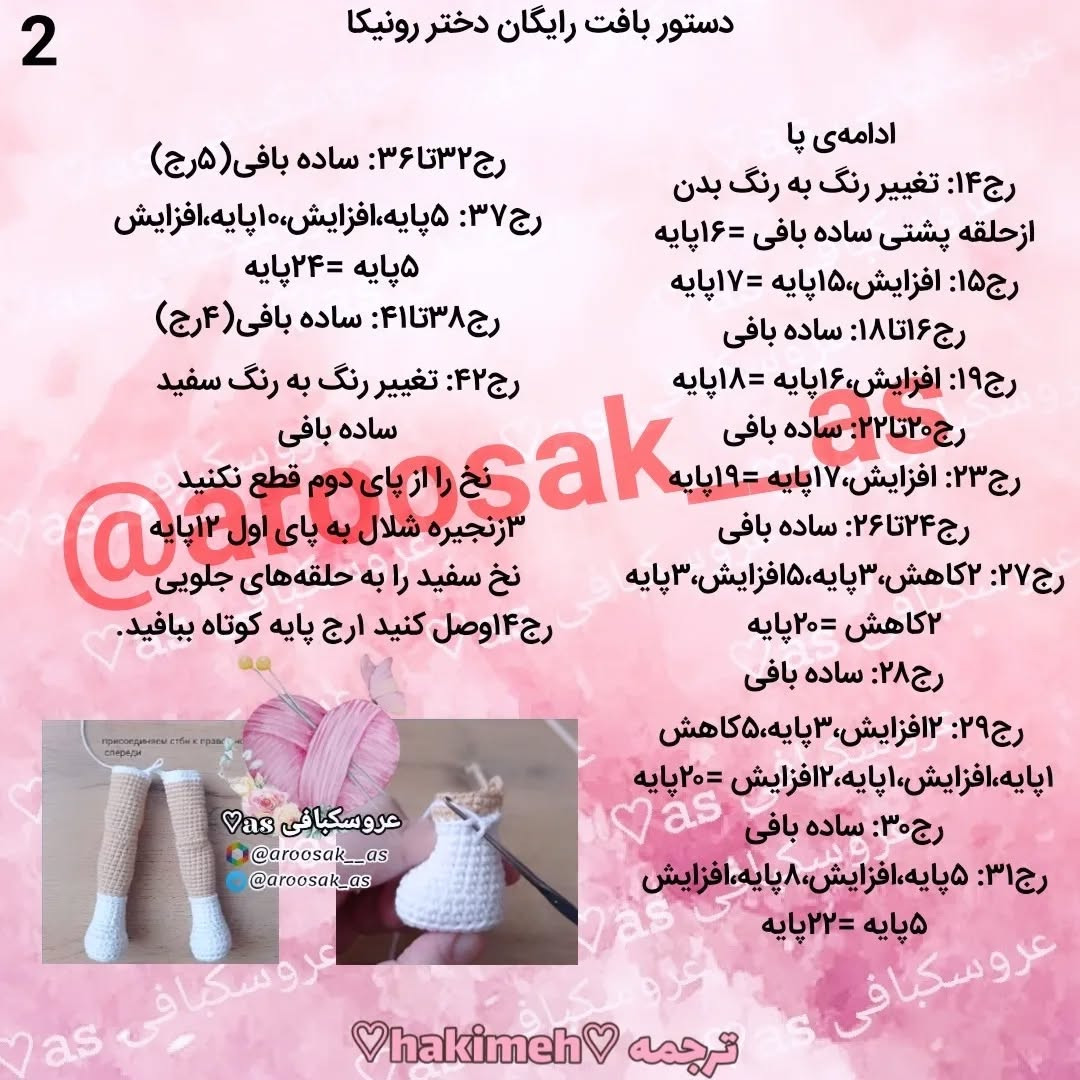 عروسک بافتنی زیبا در لباس زمستانی آبی