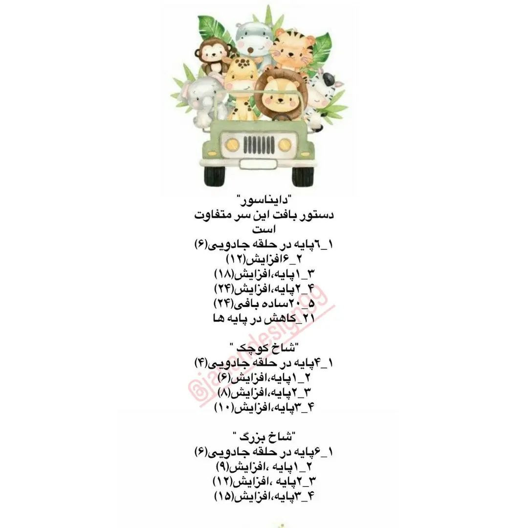 عروسک‌های انگشتی حیوانات بافتنی زیبا