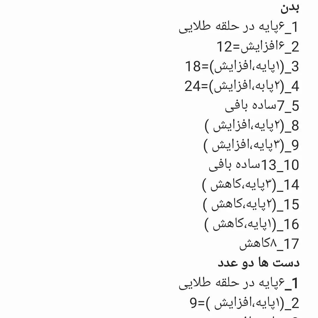 الگوی بافت عروسک آدم برفی قلاب‌بافی