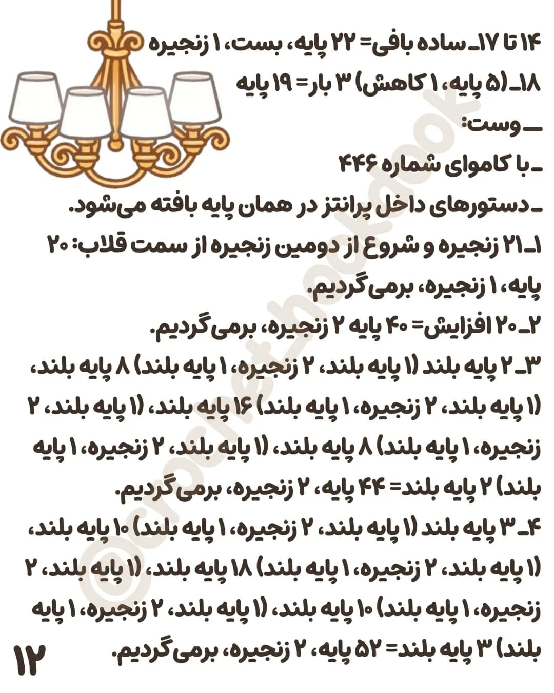 الگوی بافت عروسک با کالسکه و لوازم جانبی