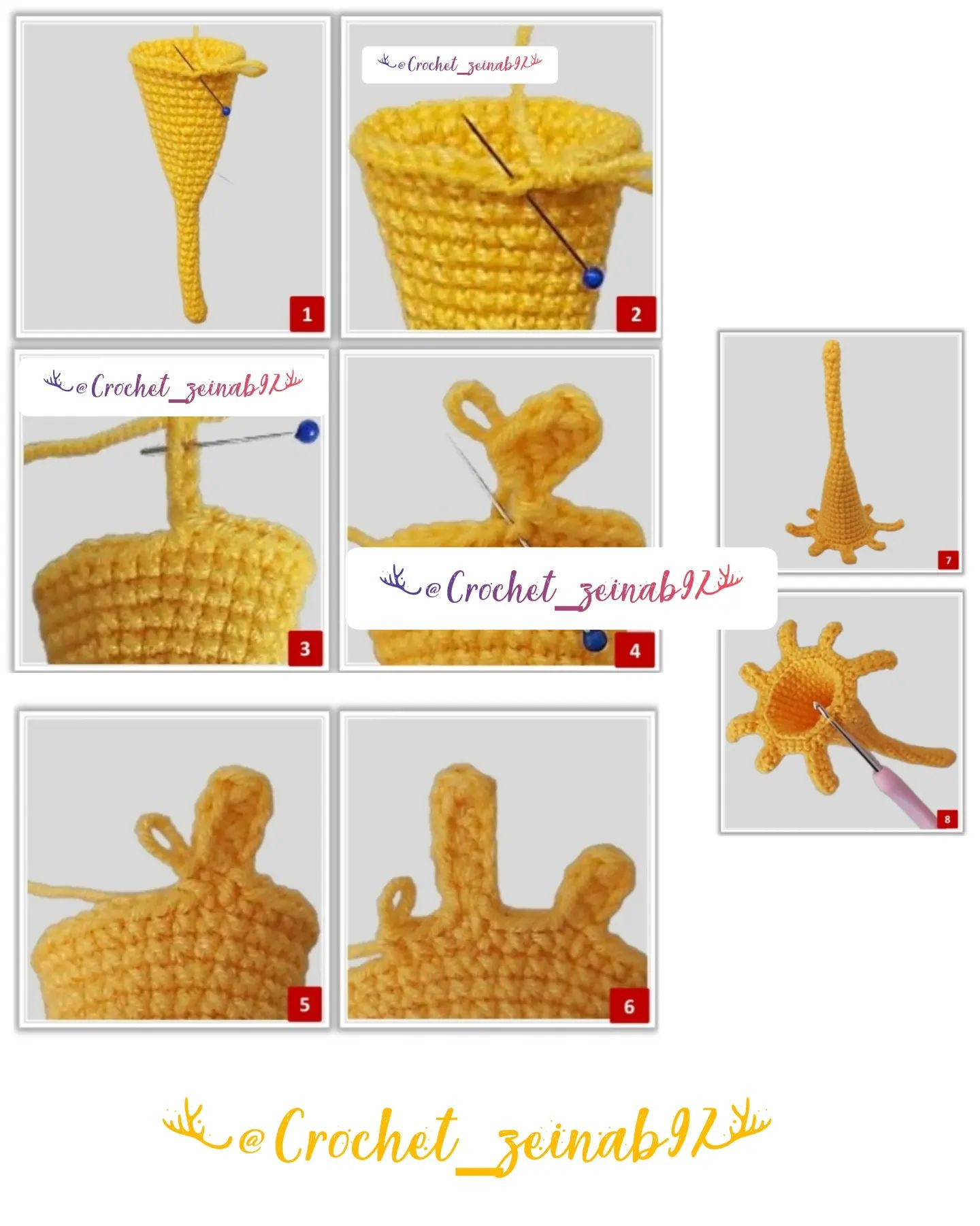 الگوی بافت عروسک جادوگر و دیگ عسل