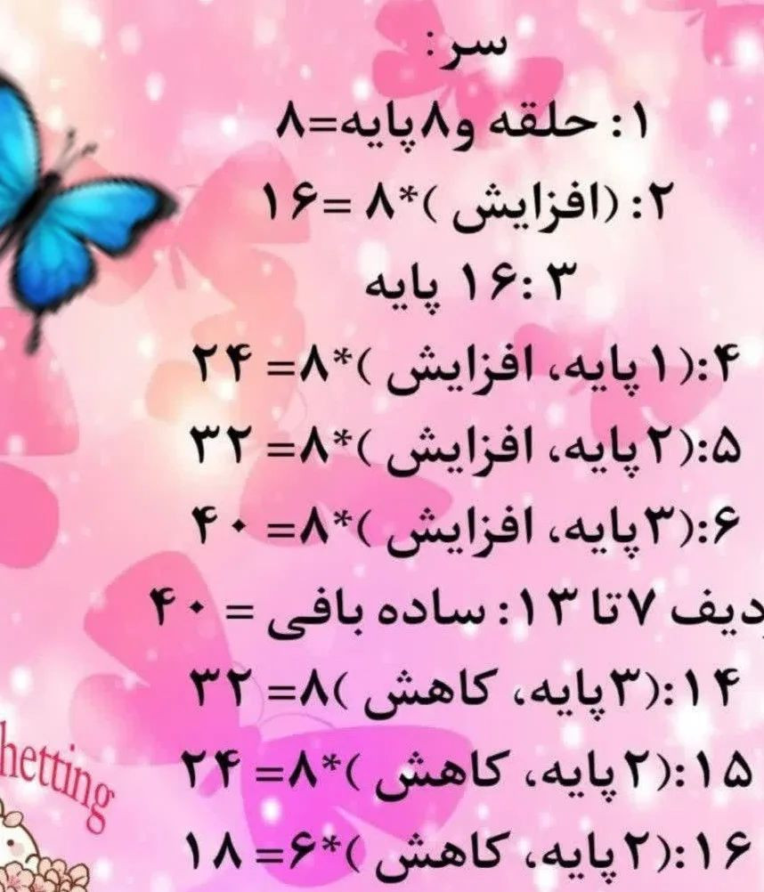 الگوی بافت عروسک خرگوش کوچک و دوست‌داشتنی