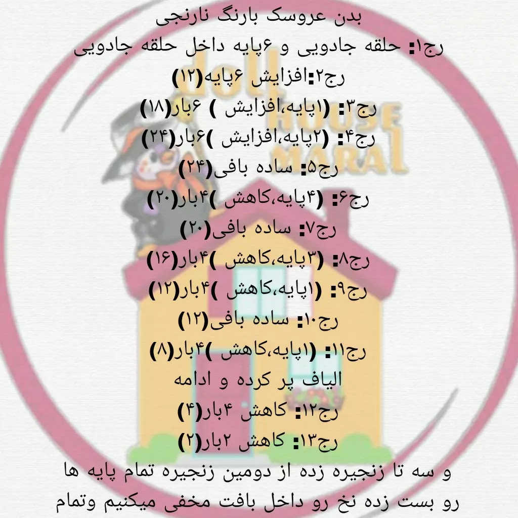 الگوی بافت عروسک موش و گربه