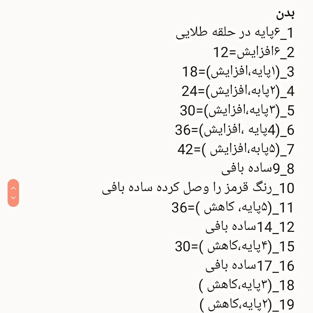 الگوی بافتنی گوزن کوچک با پیراهن قرمز