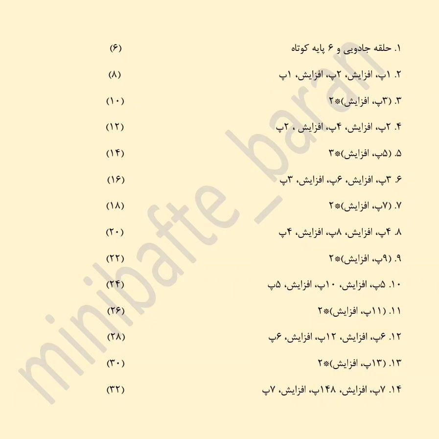 الگوی قایق بافتنی برای عروسک