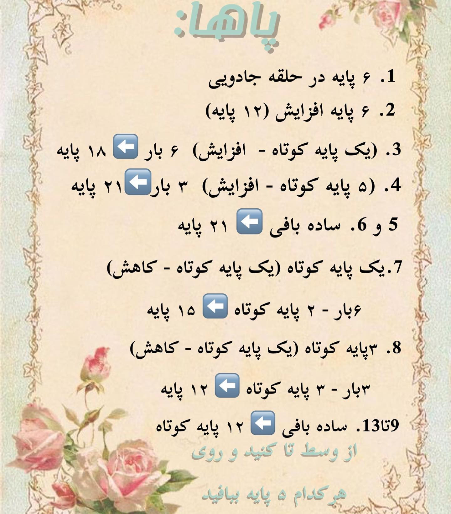 الگوی قلاب‌بافی عروسک خرگوش کوچک و زیبا