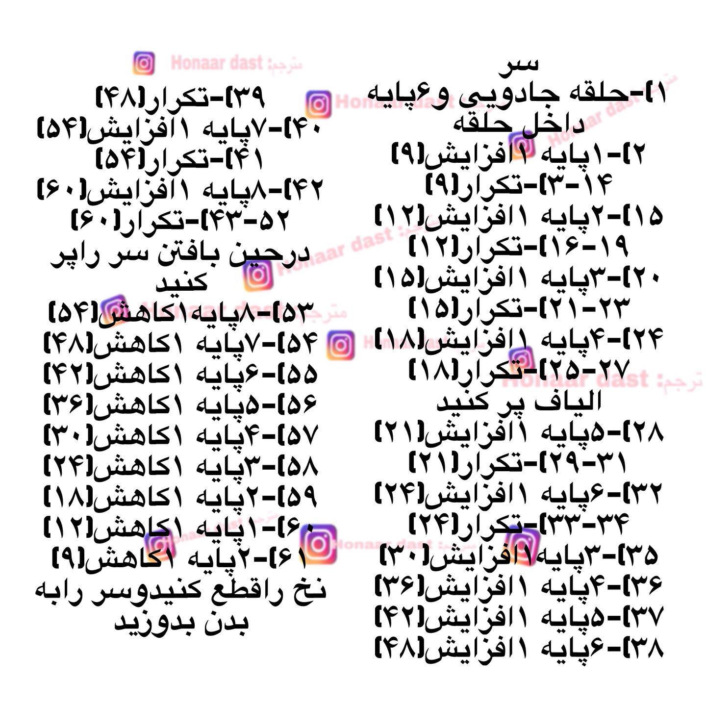 الگوی قلاب‌بافی فیل با لباس صورتی