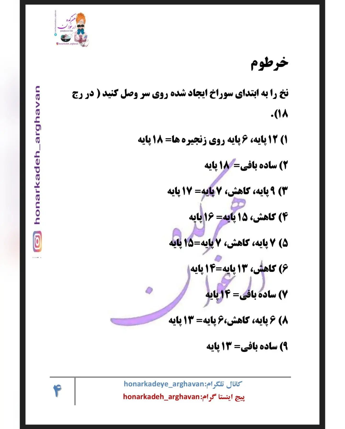 الگوی قلاب‌بافی فیل دوست‌داشتنی برای مبتدیان