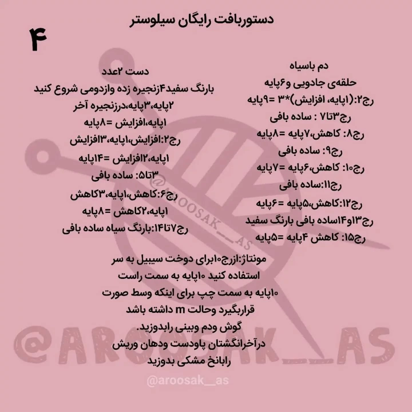 الگوی قلاب‌دوزی شخصیت‌های کارتونی محبوب: توییتی و سیلوستر
