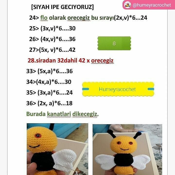 Amigurumi Arı Cıngırak Yapımı: Adım Adım Kılavuz