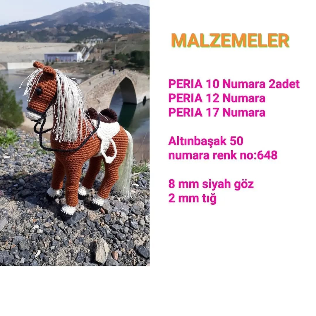 Amigurumi At Yapımı: Baş ve Gövde Tarifi