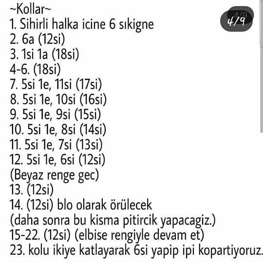 Amigurumi Bebek Yapımı: Mavi Beyaz Giysili Sevimli Oyuncak