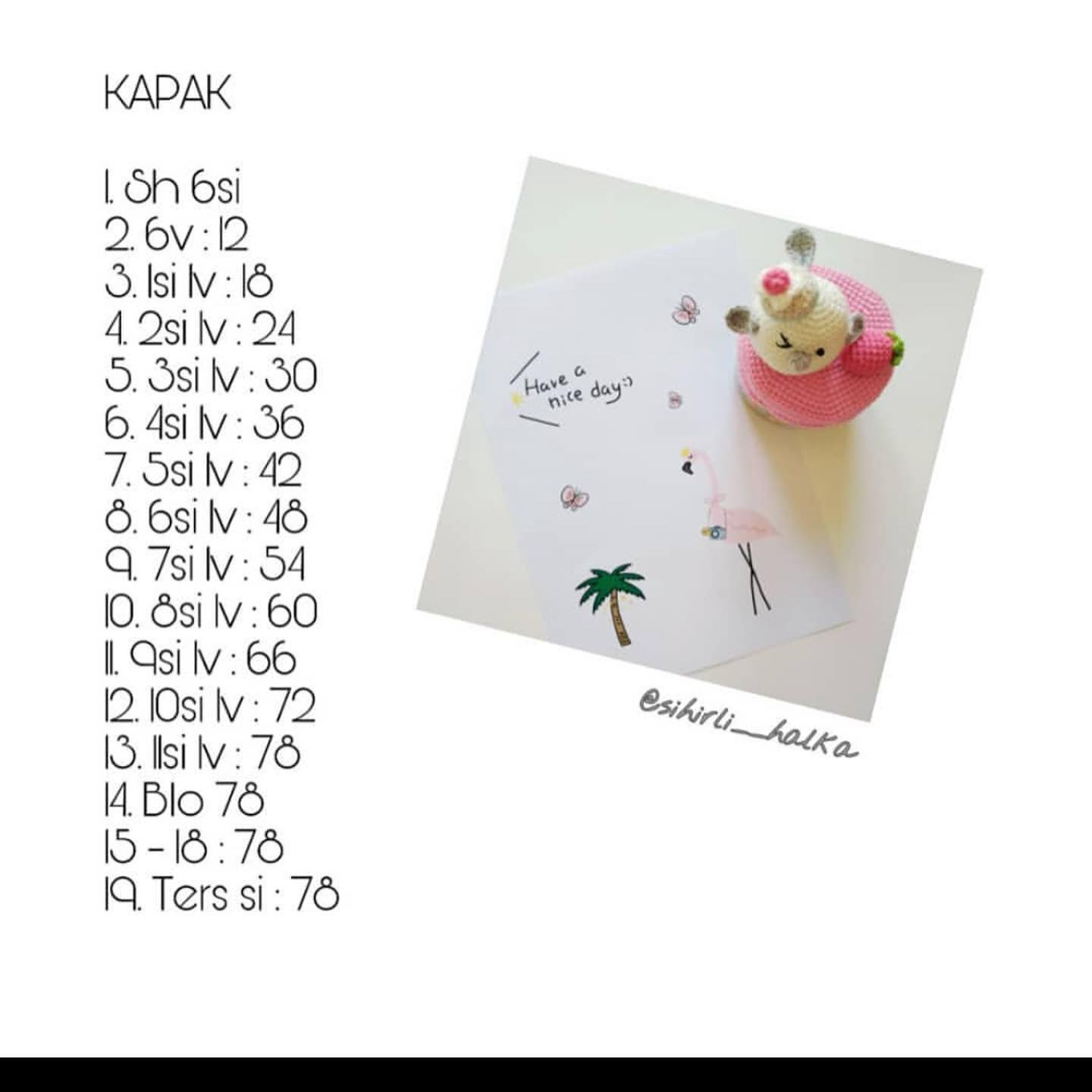 "Amigurumi Kuş ve Çilekli Kavanoz Kapağı Örgü Deseni"