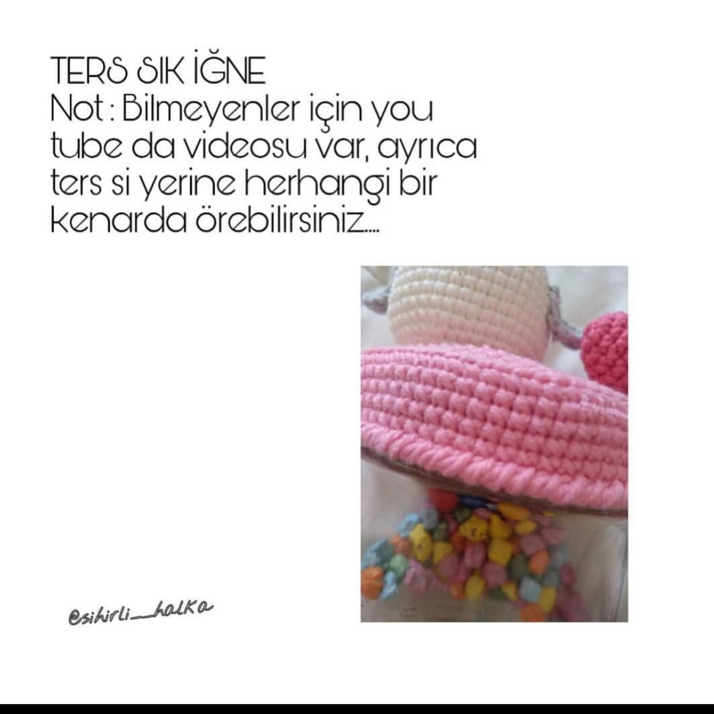 "Amigurumi Kuş ve Çilekli Kavanoz Kapağı Örgü Deseni"