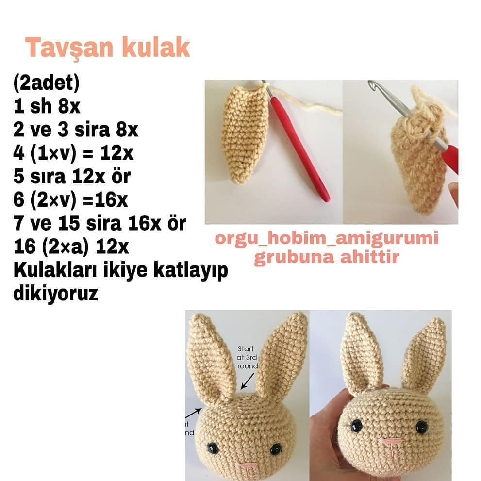 Amigurumi Tavşan Çift: Sevimli ve Şık Tasarımlar