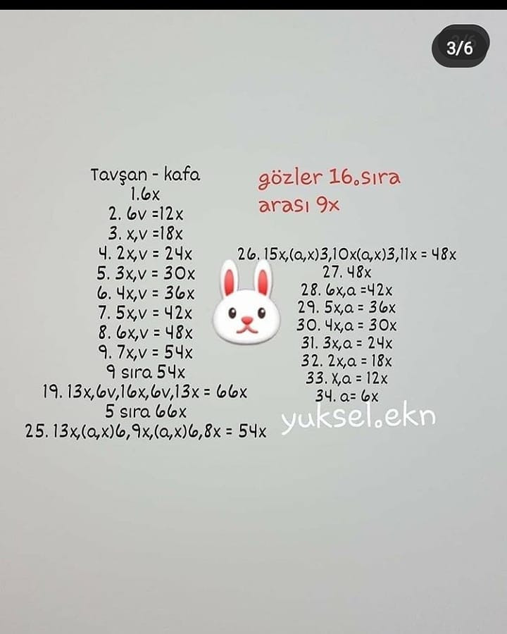 Amigurumi Tavşan ve Havuç: Sevimli Tığ İşi Oyuncak Modeli