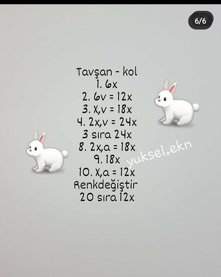 Amigurumi Tavşan ve Havuç: Sevimli Tığ İşi Oyuncak Modeli