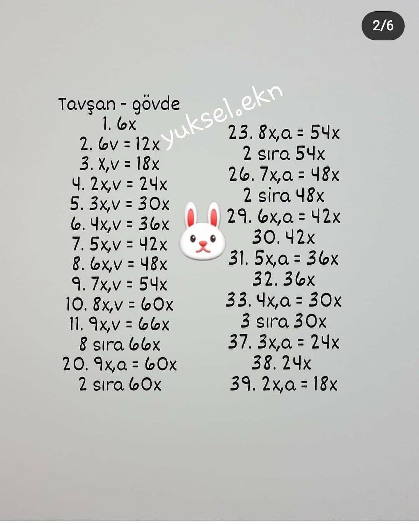 Amigurumi Tavşan ve Havuç: Sevimli Tığ İşi Oyuncak Modeli