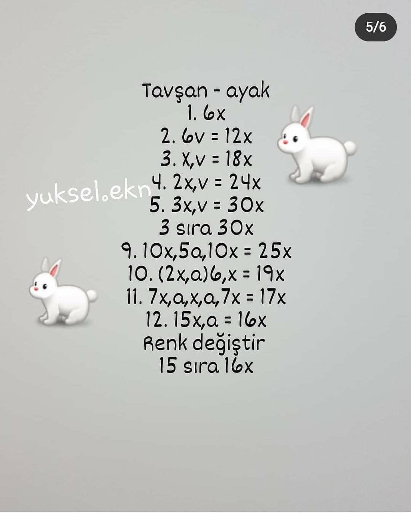 Amigurumi Tavşan ve Havuç: Sevimli Tığ İşi Oyuncak Modeli