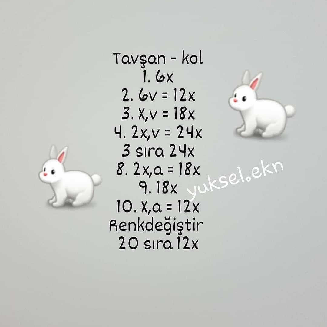 Amigurumi Tavşan ve Havuç: Sevimli Tığ İşi Oyuncak Modeli