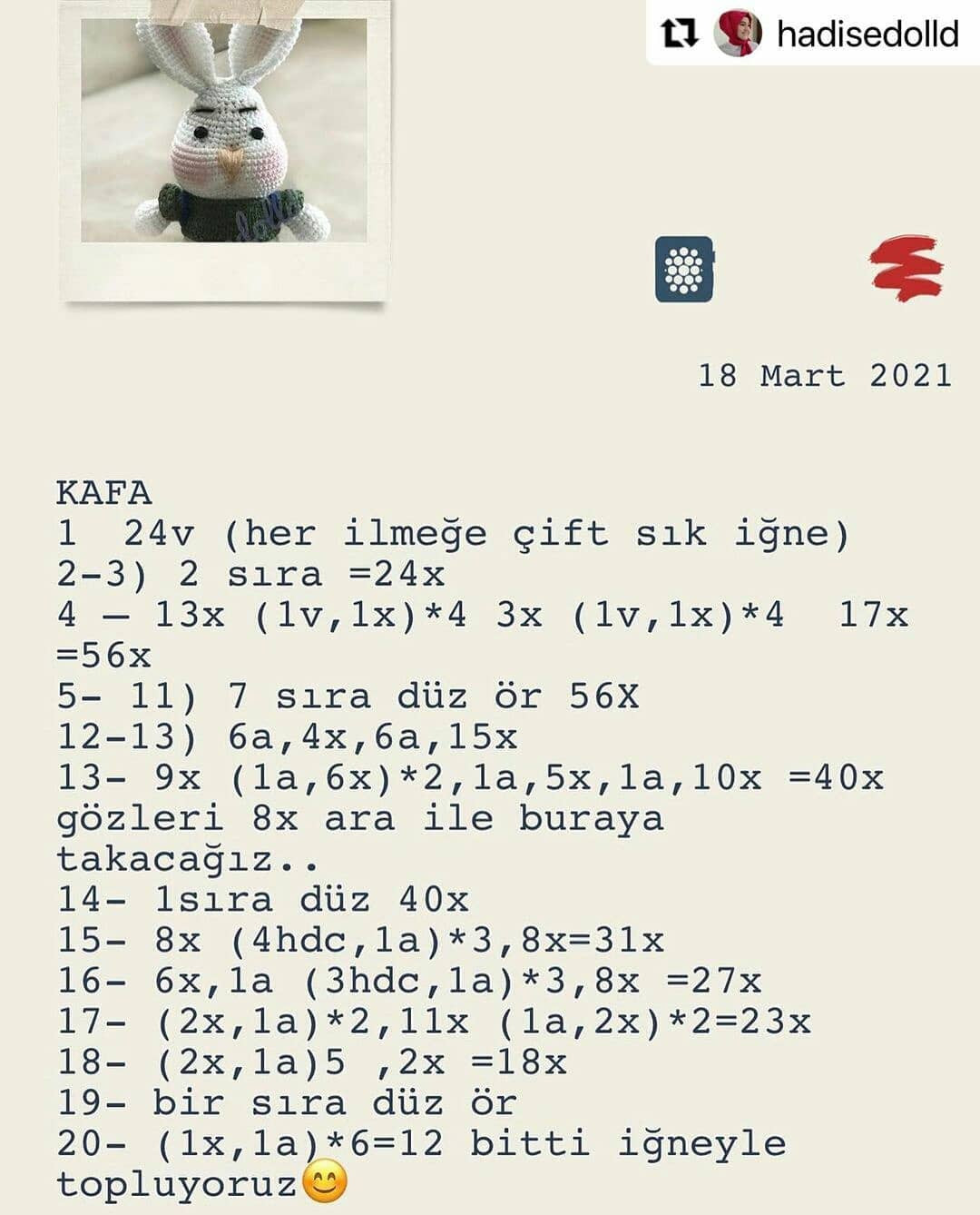 Amigurumi Tavşanı: Havuç Detaylı Sevimli Oyuncak Yapımı