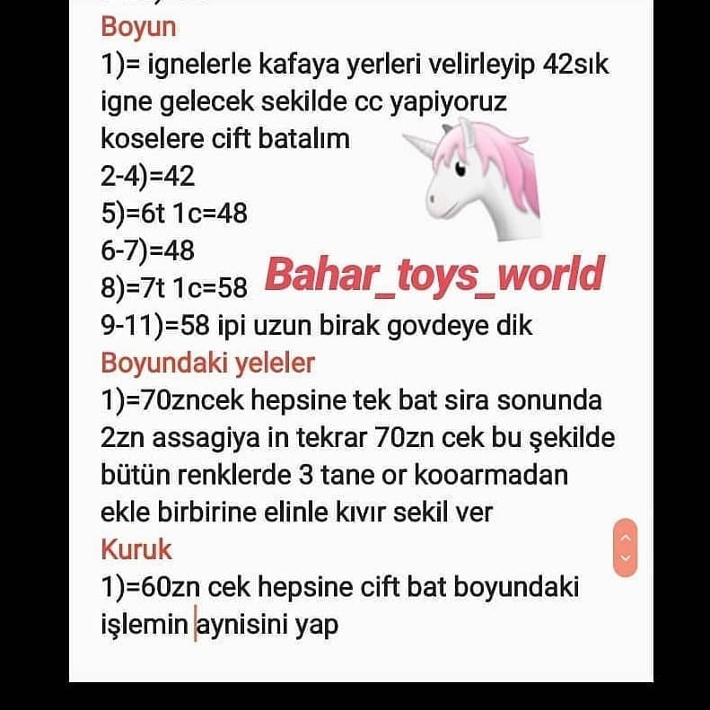 Amigurumi Unicorn Tarifi: Renkli ve Eğlenceli Örgü Modeli