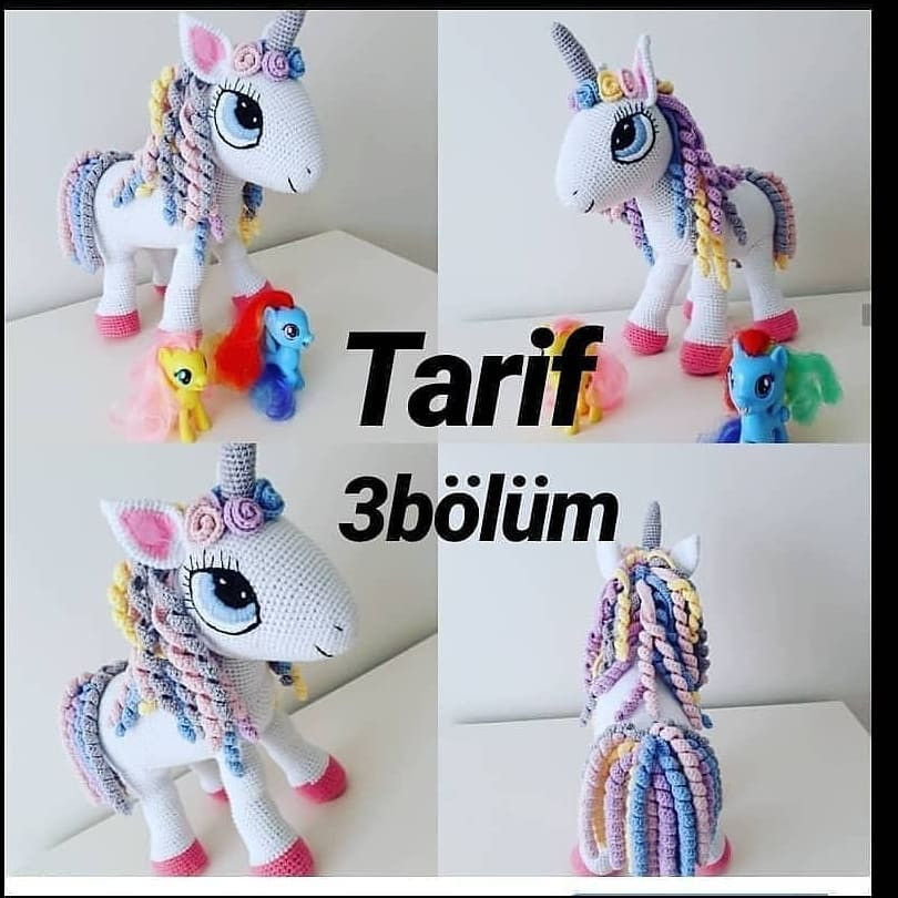 Amigurumi Unicorn Tarifi: Renkli ve Eğlenceli Örgü Modeli
