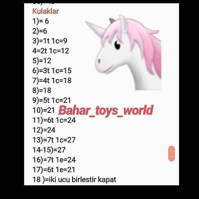 Amigurumi Unicorn Tarifi: Renkli ve Eğlenceli Örgü Modeli