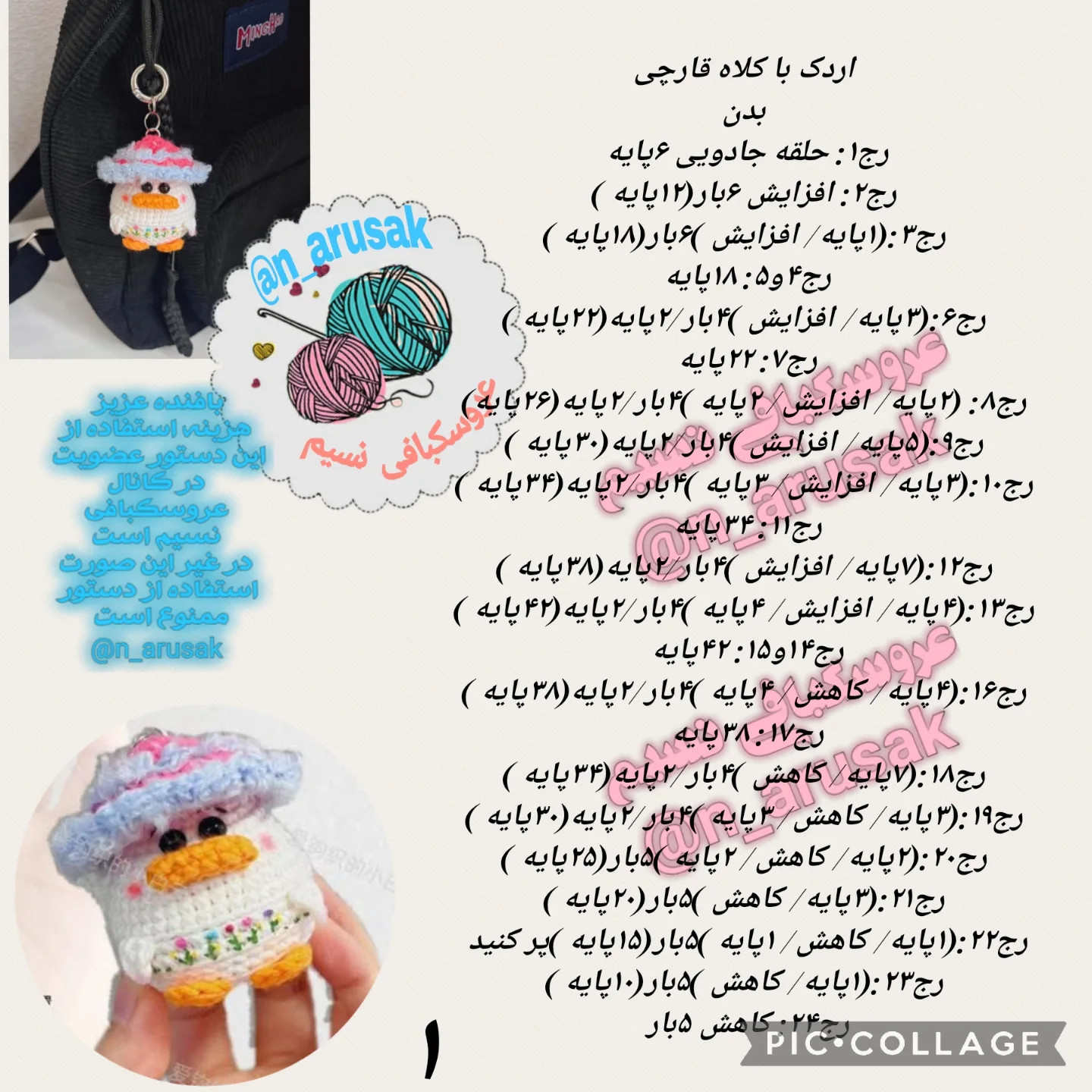 ارک با کلاه قاریچی