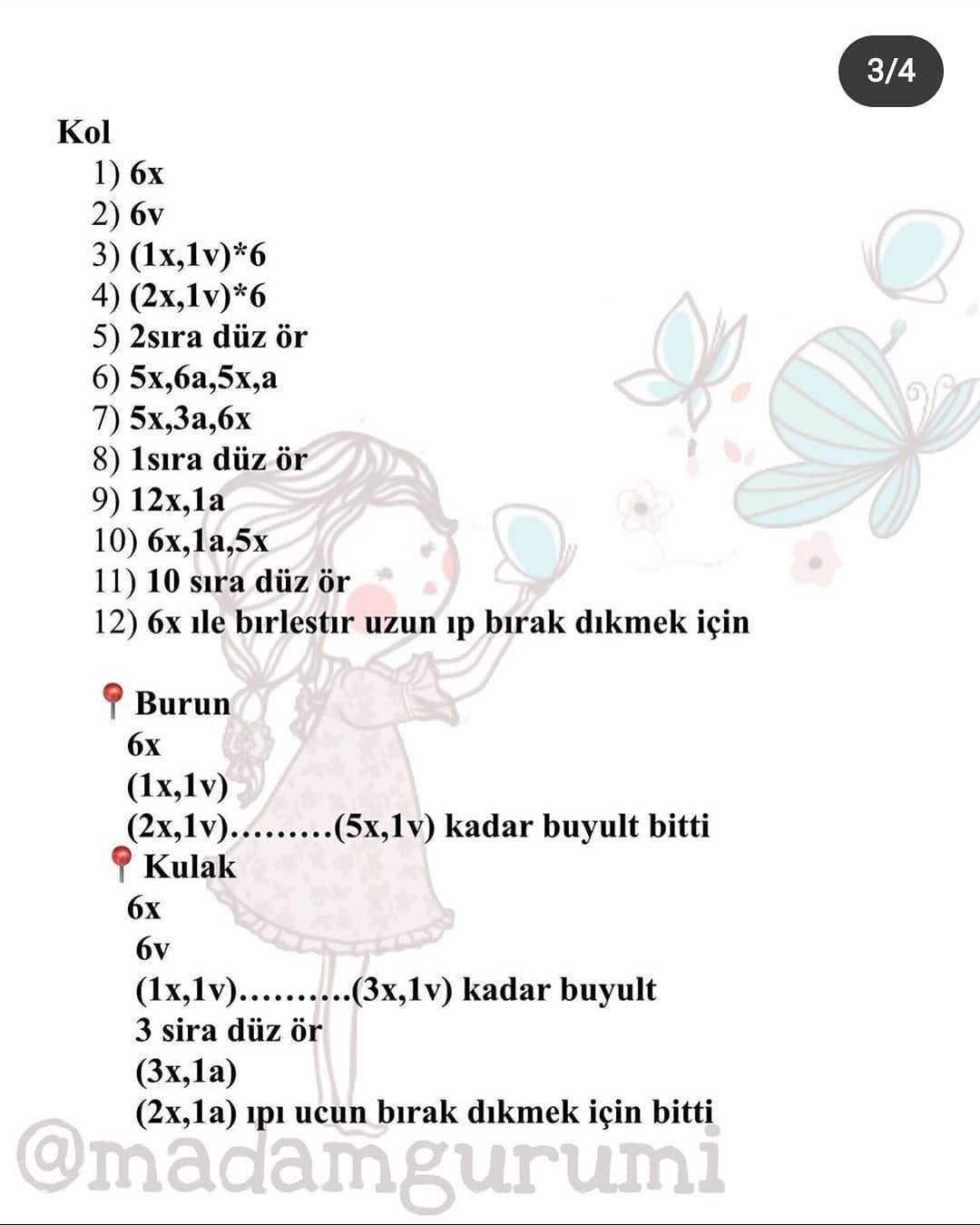 Ayıcık şeklinde örgü battaniye tarifi