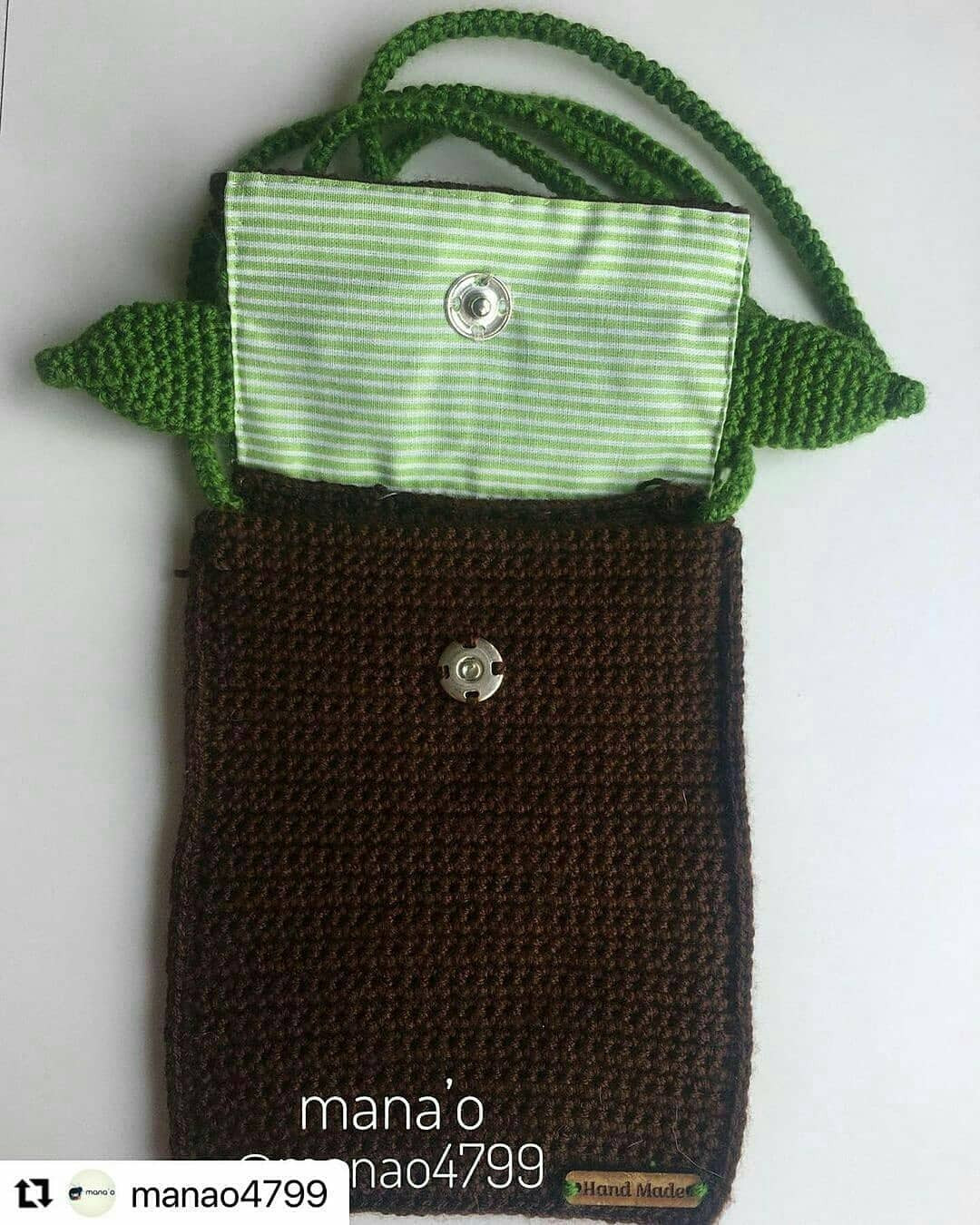 Baby Yoda Çanta: Ücretsiz ve Kolay Örgü Modeli