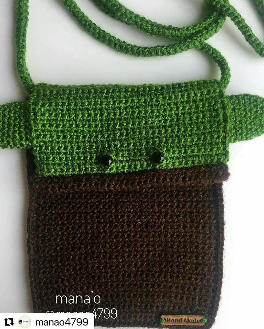 Baby Yoda Çanta: Ücretsiz ve Kolay Örgü Modeli