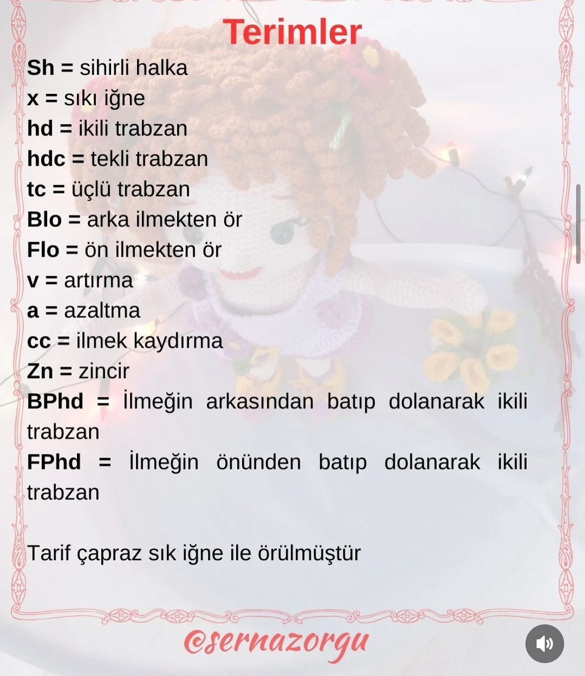 Bahar Bebek İçin Renkli Amigurumi Deseni ve Malzeme Listesi
