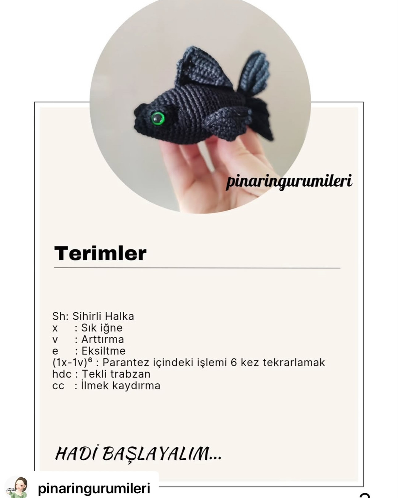 Balık Anahtarlık Tarifi: Ücretsiz Amigurumi Deseni